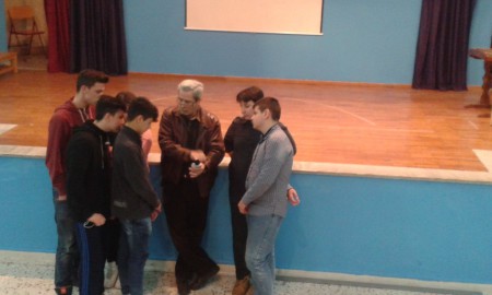 Κ. Σαραντόπουλος κοντά στην προσπάθεια της θεατρικής ομάδας